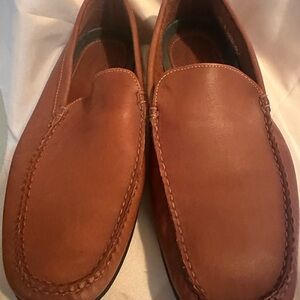 Men's Sebago Brown Leather Loafers